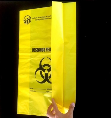 Отброс сумки Biohazard больницы медицинский ненужный кладет сумки в мешки белья инфекций ненужные, красную сумку белья biohazard для больницы