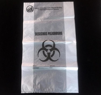 Отброс сумки Biohazard больницы медицинский ненужный кладет сумки в мешки белья инфекций ненужные, красную сумку белья biohazard для больницы