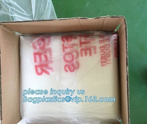 Сверхмощные изготовленные на заказ сумки для конструкции, сумки LDPE поли пластиковые ненужные политена избавления для сумок pac удаления азбеста