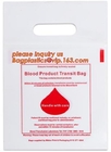 сумка крови, сумки сжатия крови. мешок молнии для сумки медицинского образца образца патологического упаковывая, медиальной несущей крови