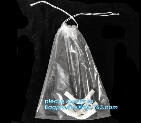 Biodegradable изготовитель терпеливой принадлежа сумки с твердым OEM ручки доступным, терпеливые пожитки кладет в мешки с Drawstri