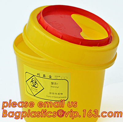 небольшой контейнер диезов biohazard 1.0L, ящик для хирургического отхода с более низкой ценой, устранимым диезом Coll Biohazard больницы