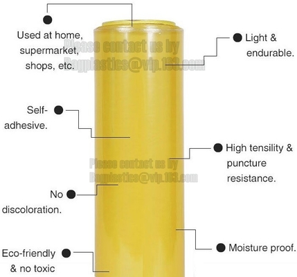 Простирания фильма/обруча 1200ft 500% простирания прочности обруча простирания ясность промышленного льнет прочная придерживаясь упаковка, bagease pac