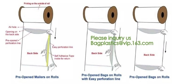 автомобиль 100%Biodegradable Pre раскрыл автоматические поли сумки на Rolls для машин Autobag, пефорированный автомобиль кладет Degradable Пре-открытое в мешки
