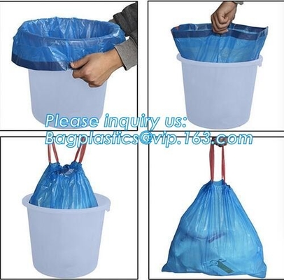 Био повторно использовать & Degradable сильный хлам кладут вкладыши в мешки мусорного бака Bathroom для ящика отхода автомобиля офиса кухни спальни домашнего