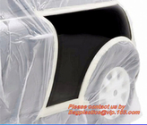 5 в 1 покрывать полиэтилена автоматической чистой полиэтиленовой пленки листа падения пластмассы Hdpe наборов прочный/фильм маскирует автомобиль от краски