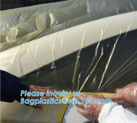 Фильм краски высококачественного прозрачного hdpe защитный пластиковый автоматический, Paintable маскируя фильм для маски автомобиля, moverspray автоматического PA