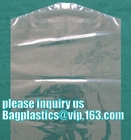 Пефорированная ясная сумка одежды химической чистки прачечной на крене, сумках одежды прозрачного PE пластиковых на крене BAGPLASTICS BAGEAS