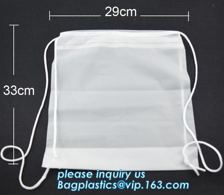 Мешок для белья Drawstring Biodegradable полиэстера Washable высококачественный с Drawstring, Drawstring 600D домочадца очищая