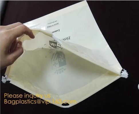 дружественная к Эко сумка рюкзака Drawstring нейлона прачечной полиэстера для входа стадиона школы фестиваля с карманом сетки молнии