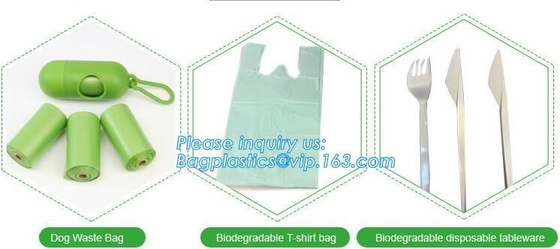 Biodegradable Compostable надушенные сумки пеленки младенца мешков ворсистого младенца высококачественного HDPE пластиковые с ручками связи, bagease
