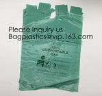 Посещение магазина бакалеи Eco Biodegradable многоразовой пластиковой сумки футболки дружелюбное Compostable благодарит вас Recyclable корзина погани