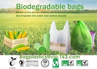 Сумки PLA PBAT полностью Compostable устранимые Poo кукурузного крахмала Compostable сумки кукурузного крахмала Biodegradable, мешки, упаковывая