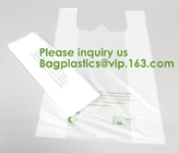 Компост дома ок EN13432 Eco дружелюбный аттестовал сумку жилета футболки 100% biodegradable compostable пластиковую для ходить по магазинам