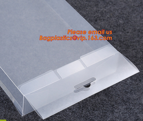 Складывая коробка PVC ясная пластиковая, коробка нестандартной конструкции ясная пластиковая, коробка PVC упаковывая, коробка пластиковой упаковки