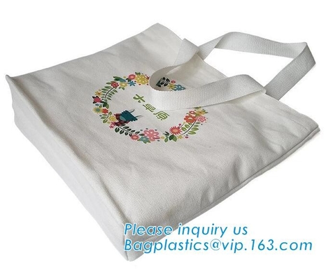 Оптовая белая серия писем цвета печатая bagplast хозяйственной сумки tote грубой ткани холста хлопка ручки веревочки складное