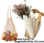 Сумки упаковки хлопка для плода &amp; овощей, органических сумок сетки хлопка, сумок сети хлопка Drawstring, bagease, bagplastics