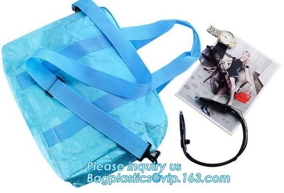 сумка tote tyvek холста, портативный бумажный мешок обеда Tyvek, сумка Tote для покупок, tote Tyvek сумки Tyvek изготовленная на заказ моды tyvek