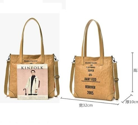 сумка tote нормального размера, washable сумка tote бумаги kraft, Washable бумажная металлическая сумка tote цвета, washable tote бумаги kraft