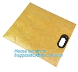 Логотип водоустойчивых многоразовых хозяйственных сумок коричневой бумаги складных изготовленный на заказ напечатал сумки Tyvek, tyvek p Eco дружелюбное водоустойчивое