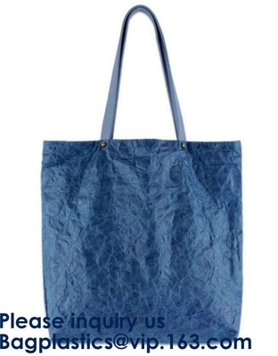 Recyclable подгонянная печатая хозяйственная сумка Tyvek сумки Tote Брауна Tyvek сумки естественная бумажная, Bagease, Bagplastics