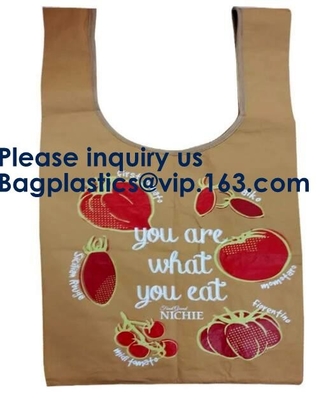 Recyclable подгонянная печатая хозяйственная сумка Tyvek сумки Tote Брауна Tyvek сумки естественная бумажная, Bagease, Bagplastics