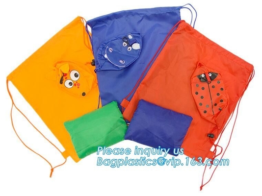 Выдвиженческая сумка Drawstring полиэстера мешка спортзала спорт с напечатанным логотипом, shopp полиэстера печатания сублимации дизайна мешка