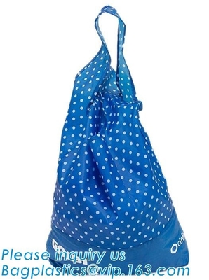 Оптовая выдвиженческая изготовленная на заказ напечатанная сумка Drawstring нейлона полиэстера, сумка Drawstring хлопка холста продвижения, водоустойчивый m
