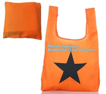 Сумка Drawstring изготовленного на заказ нейлона полиэстера 190T подарка выдвиженческого 210D 420D небольшая, посещение магазина бакалеи многоразового полиэстера складное