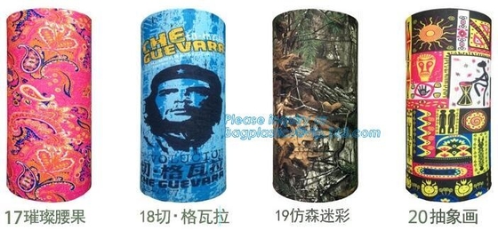 Изготовленный на заказ органический многофункциональный безшовный Bandana трубки, Bandana выдвиженческой шеи логотипа продуктов изготовленной на заказ более теплый, Bandanas Headw