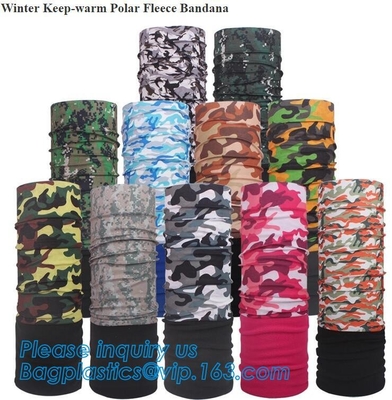 Изготовленный на заказ органический многофункциональный безшовный Bandana трубки, Bandana выдвиженческой шеи логотипа продуктов изготовленной на заказ более теплый, Bandanas Headw