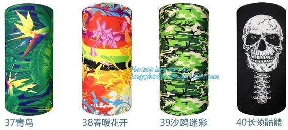 Изготовленный на заказ органический многофункциональный безшовный Bandana трубки, Bandana выдвиженческой шеи логотипа продуктов изготовленной на заказ более теплый, Bandanas Headw