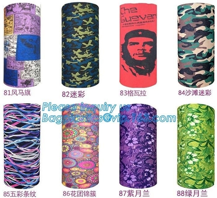 выполненный на заказ цифровой полиэстер сублимации colorfast напечатанный bandana, изготовленный на заказ headwear напечатал безшовный полиэстер трубки шеи