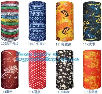 выполненный на заказ цифровой полиэстер сублимации colorfast напечатанный bandana, изготовленный на заказ headwear напечатал безшовный полиэстер трубки шеи