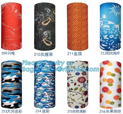 bandana headwear продвижения многофункциональный, безшовный изготовленный на заказ Bandana BAGEAS Microfiber 100% полиэстер трубки шарфа шеи логотипа