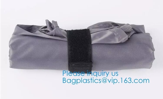 Складчатость Eco повторно использовала хозяйственную сумку Tote полиэстера ткани многоразовой вагонетки изготовленную на заказ портативную/бакалеи нейлона складную