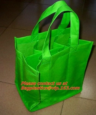 Tote покупок ткани выдвиженческой цены Recyclable носит изготовленные на заказ сумки PP не сплетенные, очаровывая не сплетенную сумку с молнией, PA