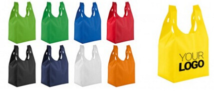 Tote бакалеи спектра, Nonwoven полипропилен, зеленый цвет леса, известка, естественная, военно-морской флот, оранжевый, розовый, черный, пурпурный, красный, Roy