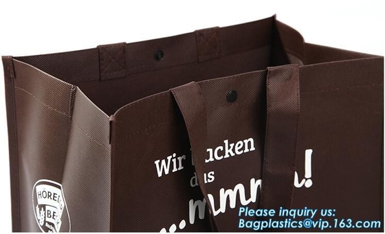 Выдвиженческая Recyclable не сплетенная сумка, горячая загерметизированная не сплетенная сумка, дешевый логотип напечатала не сплетенную хозяйственную сумку, bagplastics