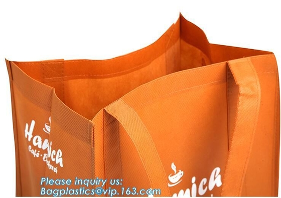 Выдвиженческая Recyclable не сплетенная сумка, горячая загерметизированная не сплетенная сумка, дешевый логотип напечатала не сплетенную хозяйственную сумку, bagplastics