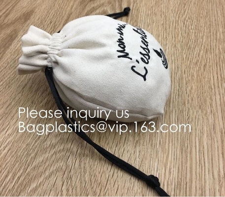 Персонализированная сумка муслина хлопка Drawstring для ювелирных изделий, мешка милого Snowma обслуживания подарка Drawstring сумки обслуживания рождества двойного