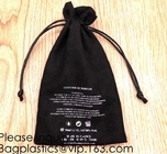 Мягкая сумка пыли фланели хлопка с Drawstring/щитком, естественным цветом, с белого цвета, белый цвет, черный цвет, красный, продукт