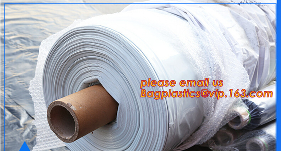 УЛЬТРАФИОЛЕТОВАЯ устойчивая черная белая пластмасса PE/Polyethylene/Poly отражательная мульчирует фильм для аграрного слоя BAGEASE земной крышки