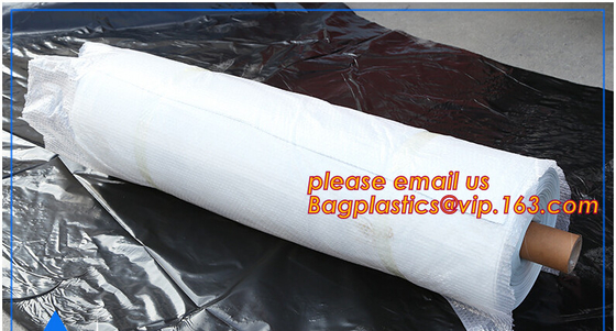 УЛЬТРАФИОЛЕТОВАЯ устойчивая черная белая пластмасса PE/Polyethylene/Poly отражательная мульчирует фильм для аграрного слоя BAGEASE земной крышки