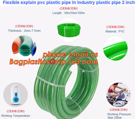 Трубка PVC PVC нетоксическая гибкая прозрачная, шланг для шланга бассейна доставки шланга Backwash жидкостного сверхмощного