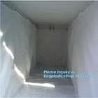 вкладыши контейнера мусорного контейнера Drawstring 6Mil белые водоустойчивые, повторно использованные вкладыши контейнера мусорного контейнера PE для отброса устранимого
