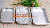 Контейнеры алюминиевой фольги упаковки еды горячей продажи устранимые/поднос/коробка