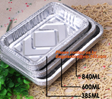 поднос выпечки алюминиевой фольги пищевого контейнера, смазанное изготовление подноса алюминиевой фольги контейнеров фольги для packi еды обеда
