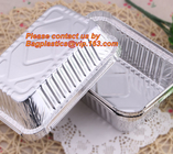 поднос выпечки алюминиевой фольги пищевого контейнера, смазанное изготовление подноса алюминиевой фольги контейнеров фольги для packi еды обеда