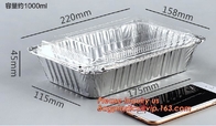 Коробка для завтрака/поднос carryout контейнера алюминиевой фольги качества еды с крышкой картона, bagplastics пищевого контейнера фольги авиакомпании